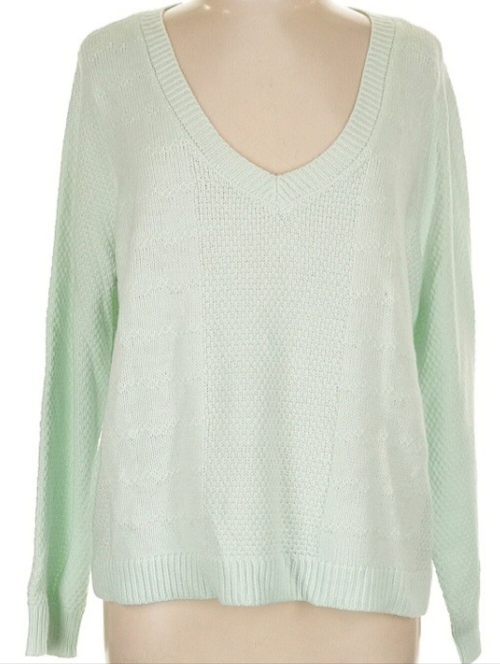 Torrid Pastel Green Sweater Sz 0 (12) EUC